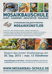 Plakat Mosaikbauschule